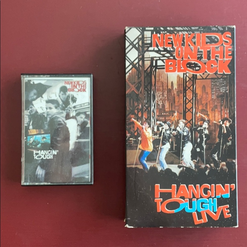 NKOTB Hangin Tough cassette And VHS